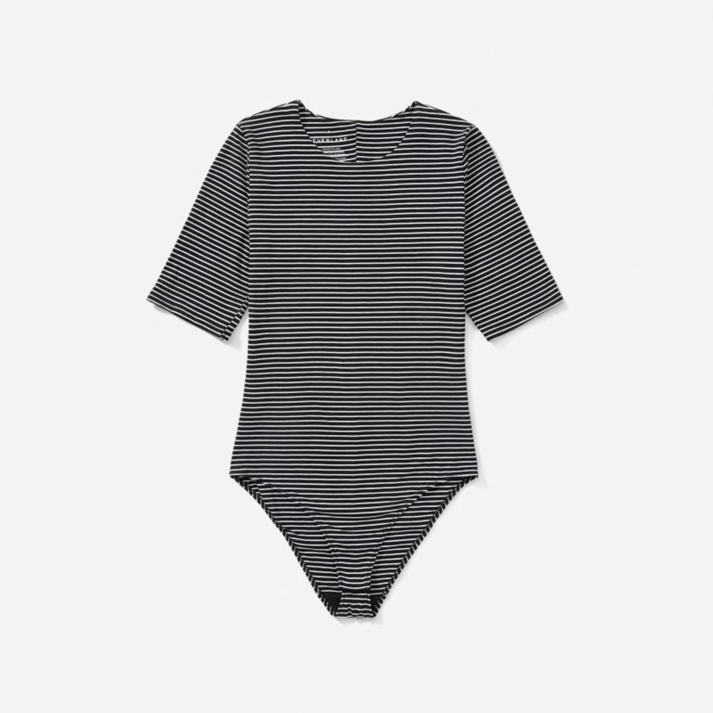 NWT Everlane Short-Sleeve Crew Neck Bodysuit XXS